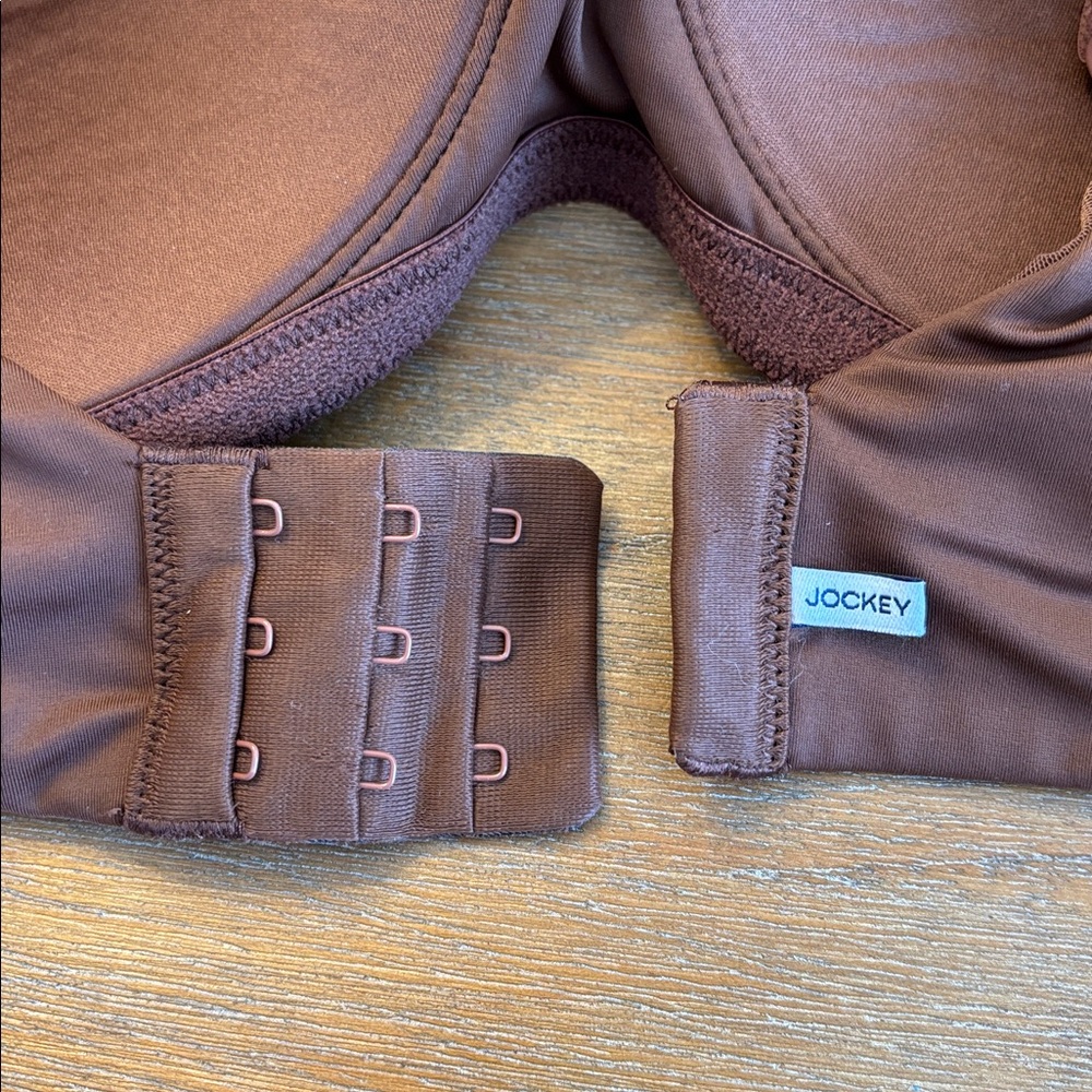 Jockey Smooth & Sleek Full Coverage Wire-free T-Shirt Bra in Chocolate, 36DD - Picture 5 of 7